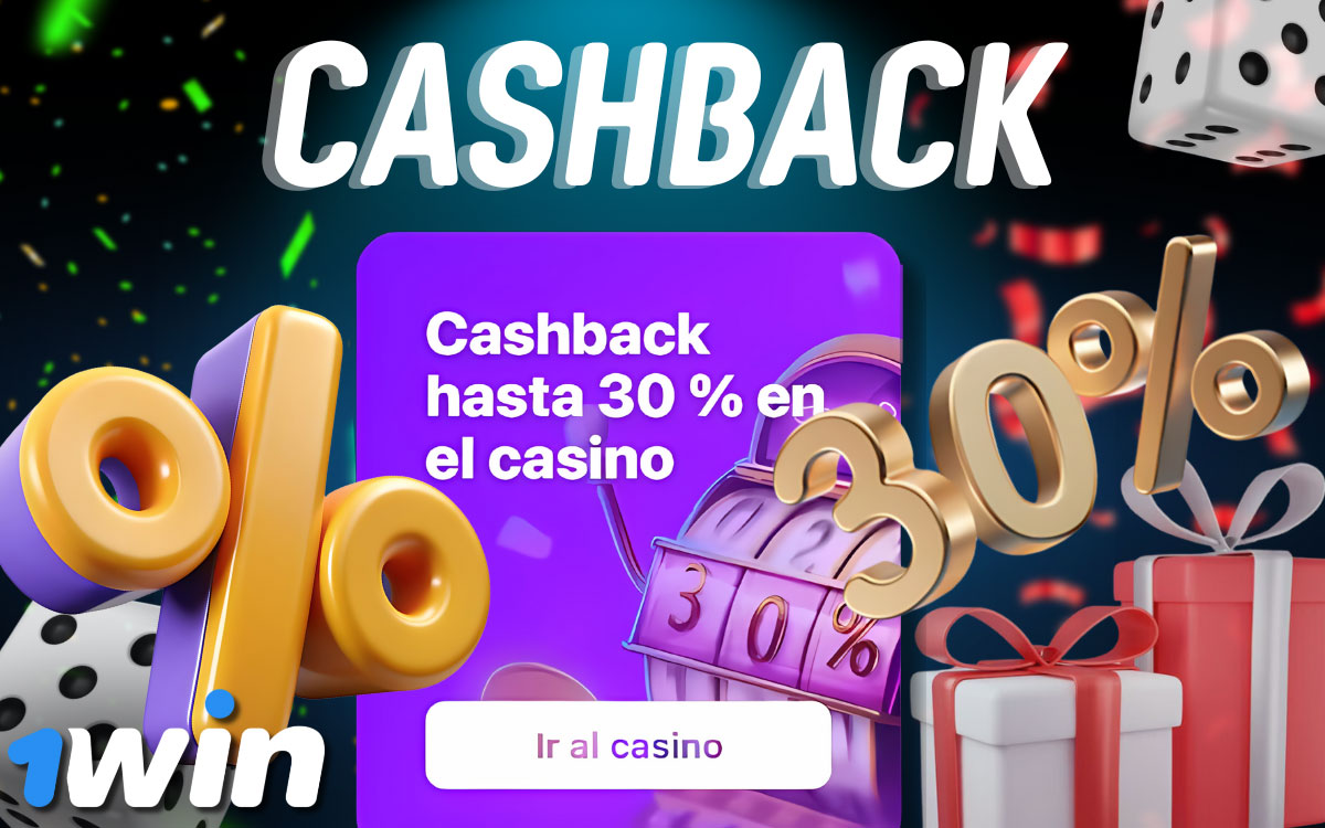 1Win ofrece a los jugadores un reembolso del 30% en juegos de casino.