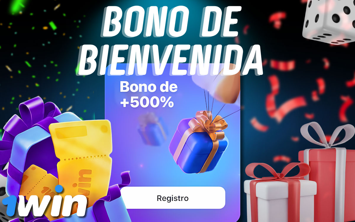 1Win ofrece a los usuarios un bono de bienvenida del 500% en su primer depósito.