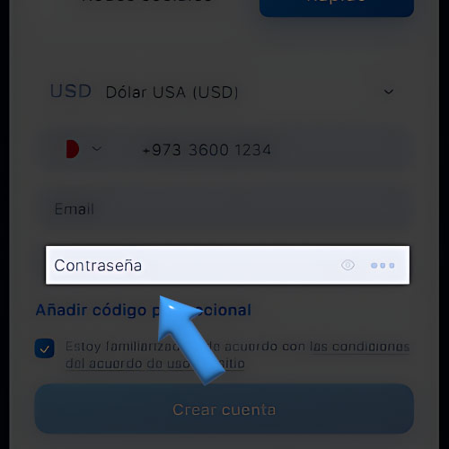 Crear una contraseña segura