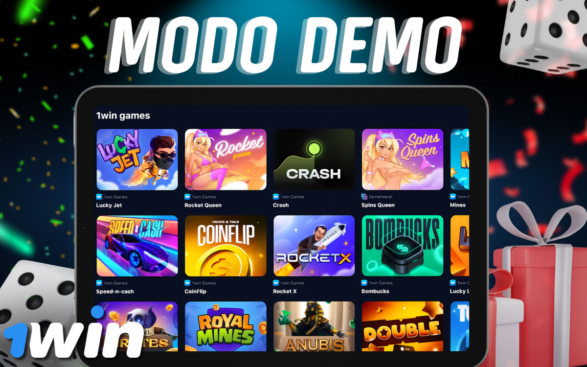 Juegos gratis en modo demo en 1Win.