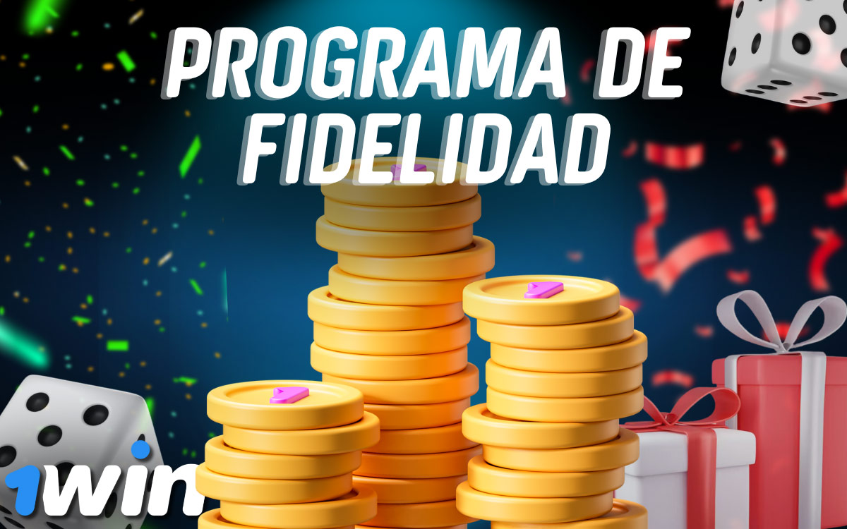 1Win tiene un programa de fidelidad para ganar monedas