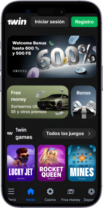 1Win Capture d'écran du casino